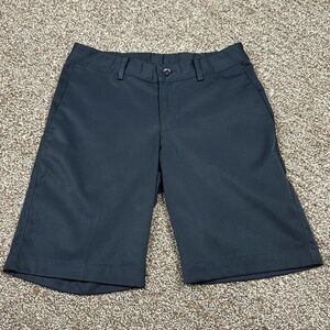 Nike Black Adjustable Waist Golf Dress Shorts Boys Youth Size Small
